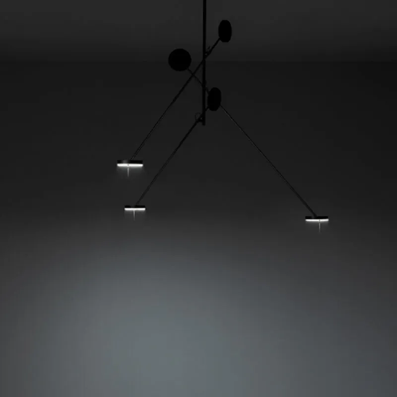 Invisible Leds-C4 Sospensione Led a tre luci di design